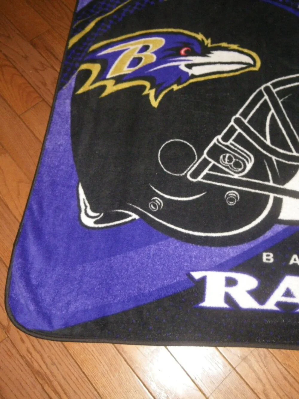 Baltimore Ravens NFL Football Microfiber Throw Blanket Tailgating Stadium